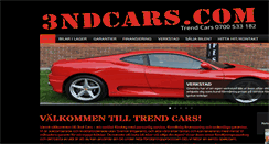Desktop Screenshot of 3ndcars.com